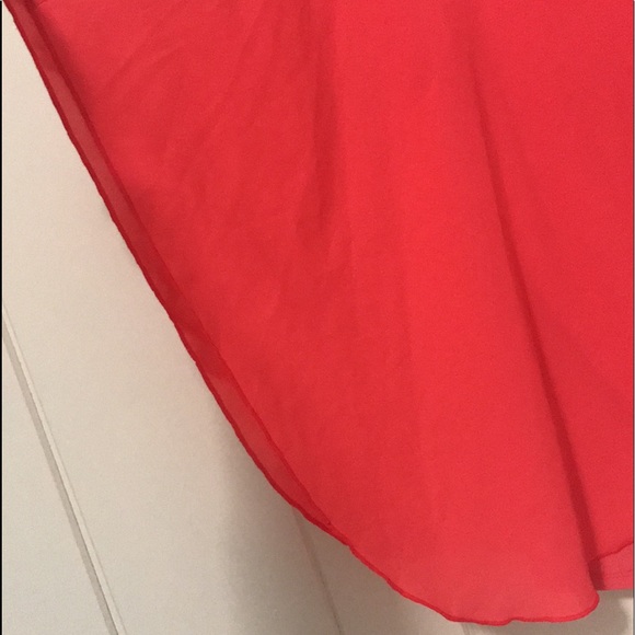 Nygard Tangerine Orange Batwing Layered Blouse size S NWOT - Picture 3 of 8